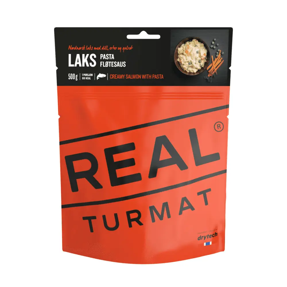 REAL Turmat Cremet Laks med Pasta